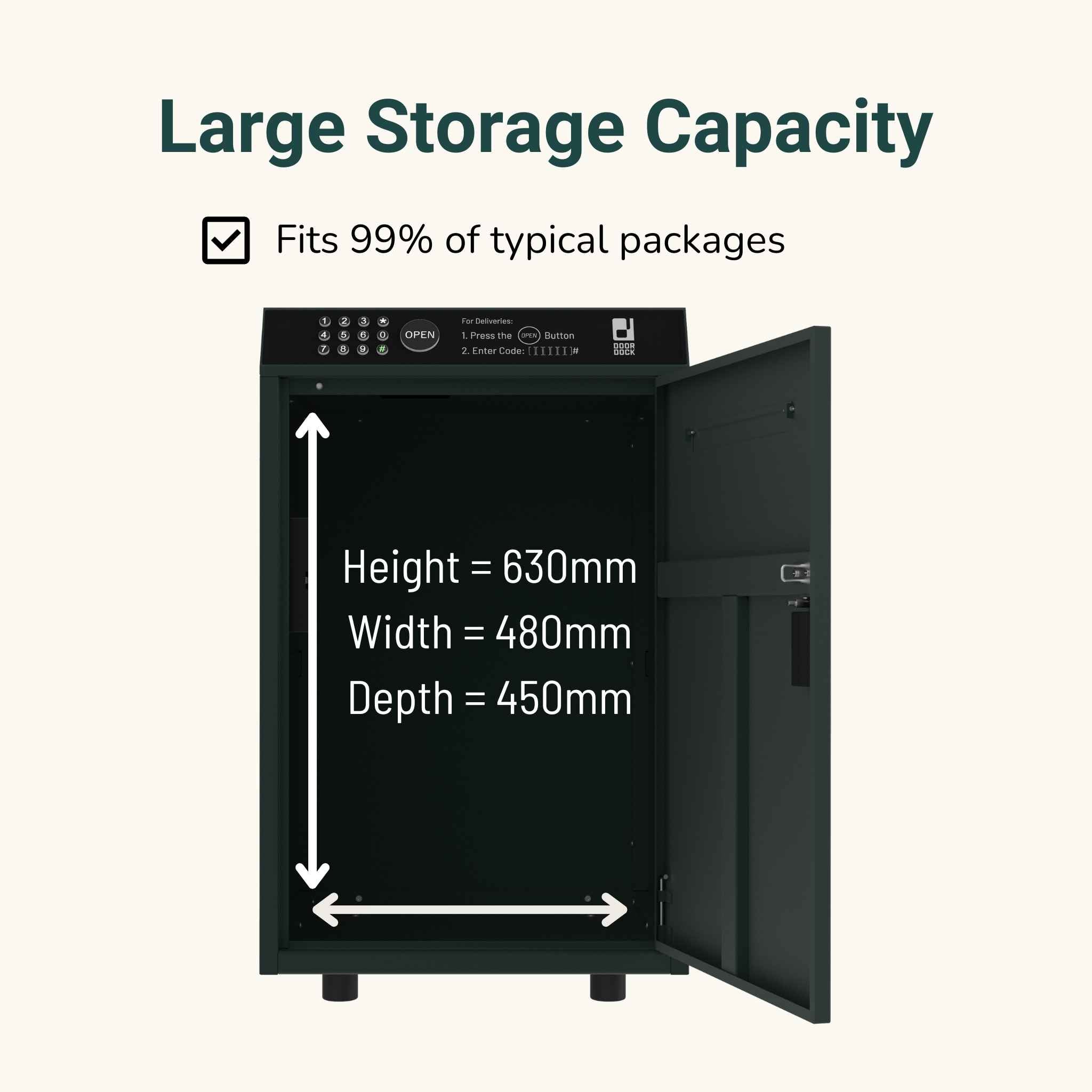 DOORDOCK - Smart Parcel Mailbox